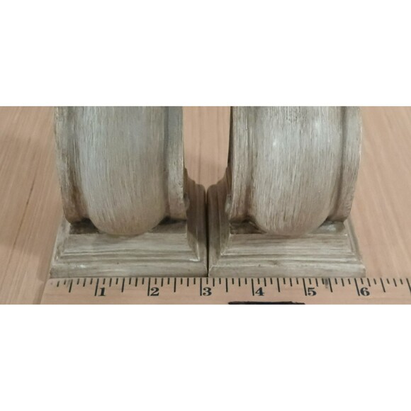 Scroll Curtain Rod Scarf Holders Set of 2 Farmhouse Country Rustic Heavy Duty - Picture 6 of 8